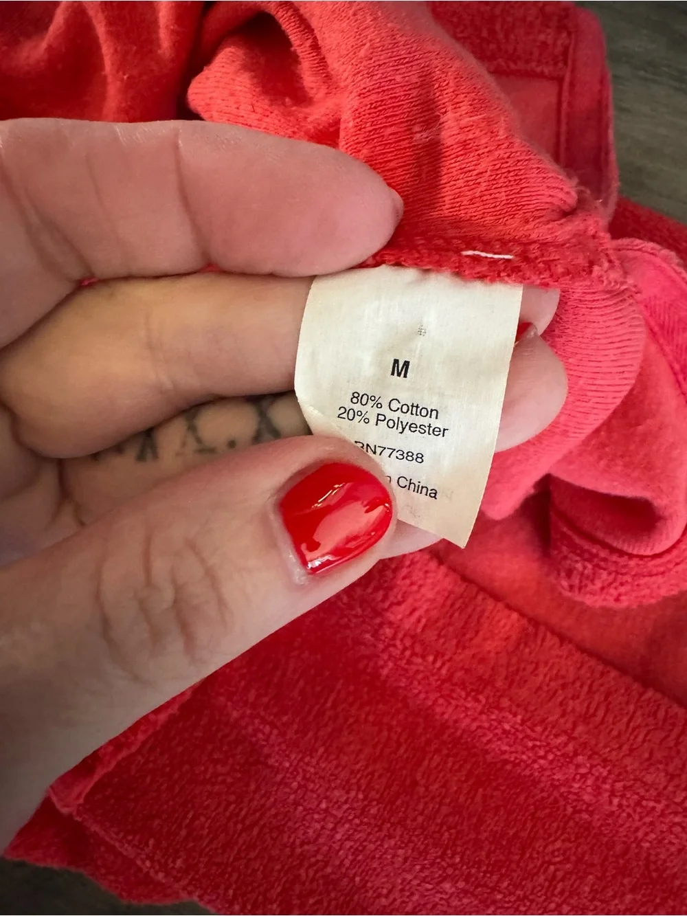 J. Crew Bright Red Hooded Tunic - Picture 5 of 7